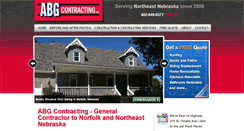 Desktop Screenshot of abgcontracting.com